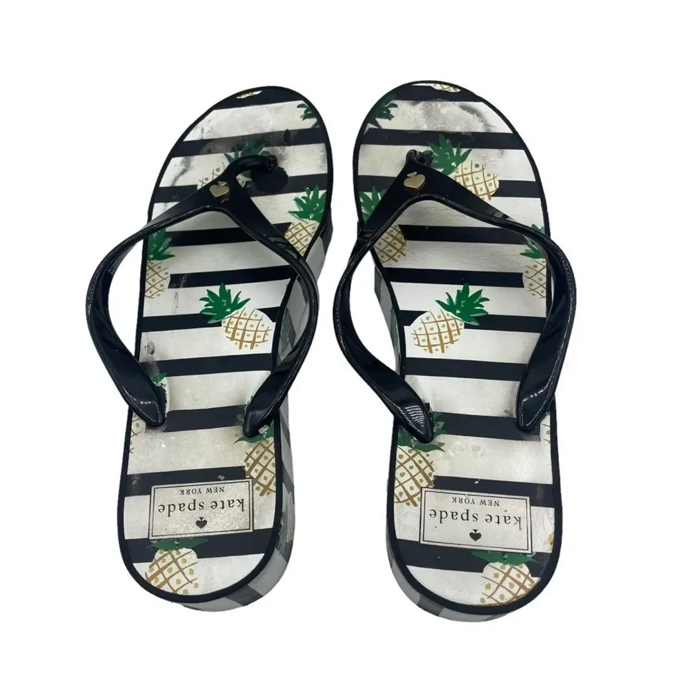 Kate Spade Remmie Flip Flop Wedge Thong Sandal 9M